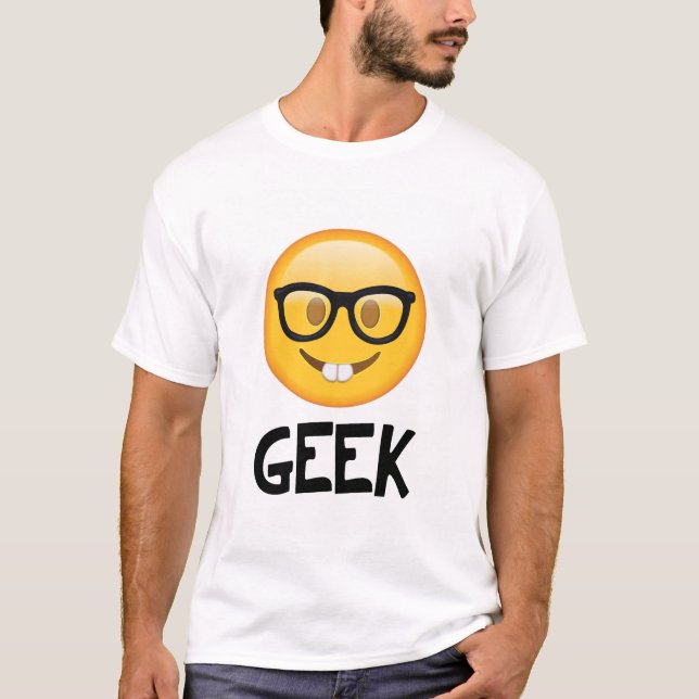 Emoji NerdGeek T-Shirt (Vorderseite)