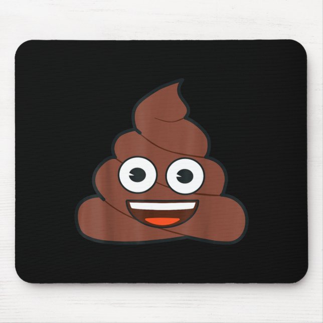 Emoji Op Happy Yellow Smile Face  Mousepad (Vorne)