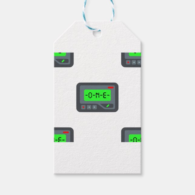 Emoji Pager Geschenkanhänger (Vorderseite)