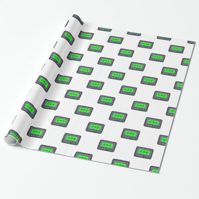 Emoji Pager Geschenkpapier (Ungerollt)