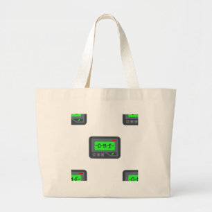 Emoji Pager Jumbo Stoffbeutel
