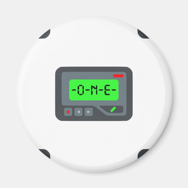 Emoji Pager Magnet (Vorne)