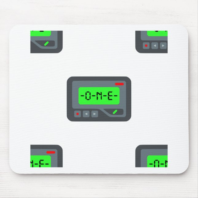 Emoji Pager Mousepad (Vorne)