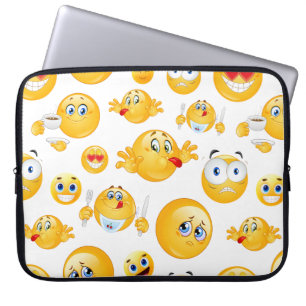 Emoji Pattern Laptopschutzhülle