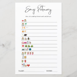 Emoji Pictionary | Brautparty Game