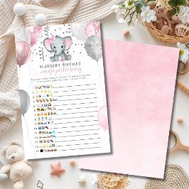 Emoji Pictionary Girl Elephant Baby Showspiel