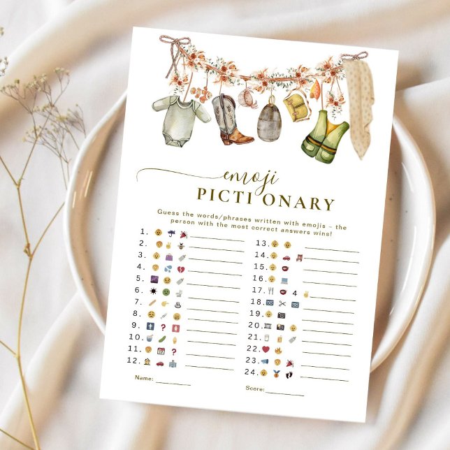 Emoji Pictionary Reel spannende Baby-Dusche (Von Creator hochgeladen)