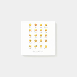 Emoji Post-it Klebezettel