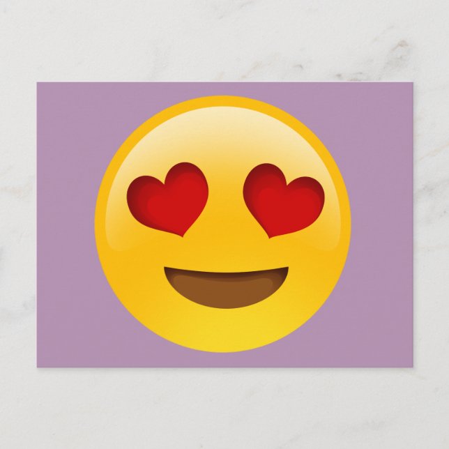 Emoji Postkarte (Vorderseite)