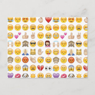 emoji postkarte
