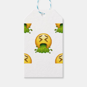 Emoji Puking Geschenkanhänger