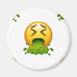 Emoji Puking Magnet