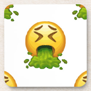 Emoji Puking Untersetzer