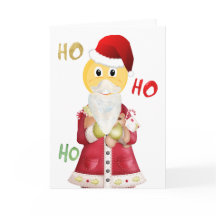 Emoji Santa Weihnachtskarte