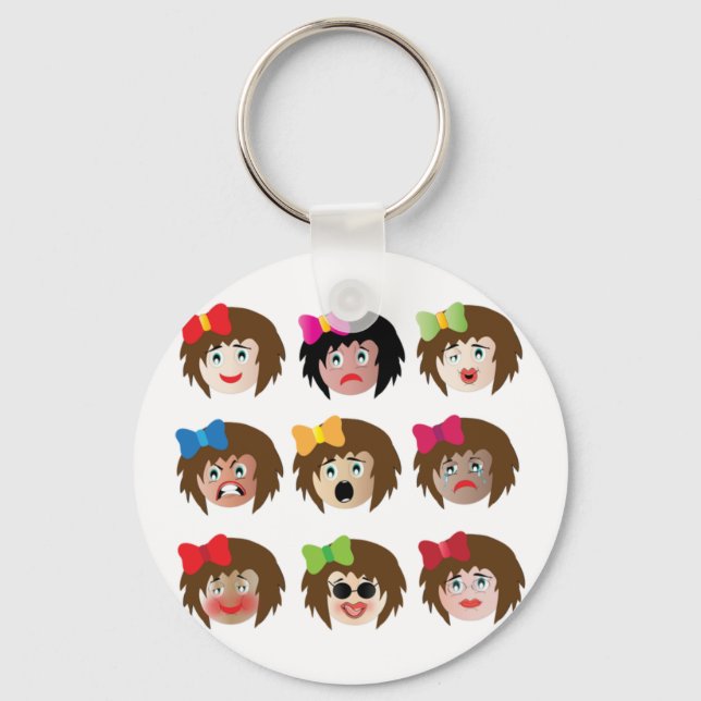Emoji Schlüsselanhänger (Vorderseite)