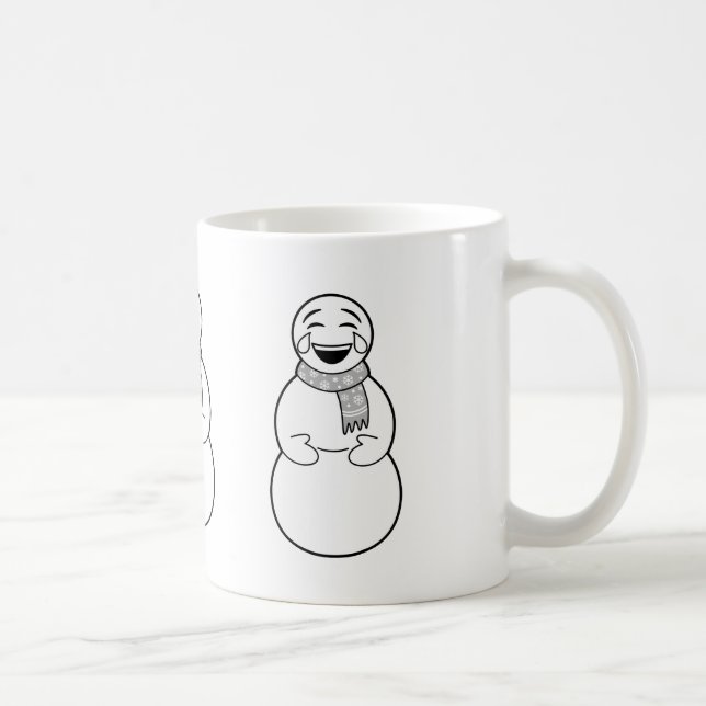 Emoji Snowmen-Tasse Tasse (Rechts)