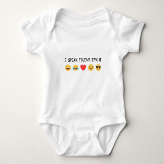 Emoji sprechen fließend Emoji Baby Strampler