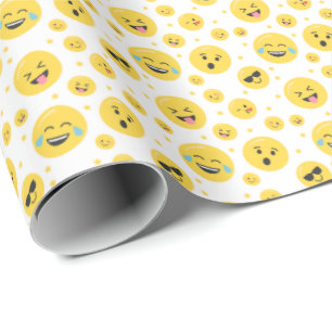 Emoji stellt jedes mögliches geschenkpapier