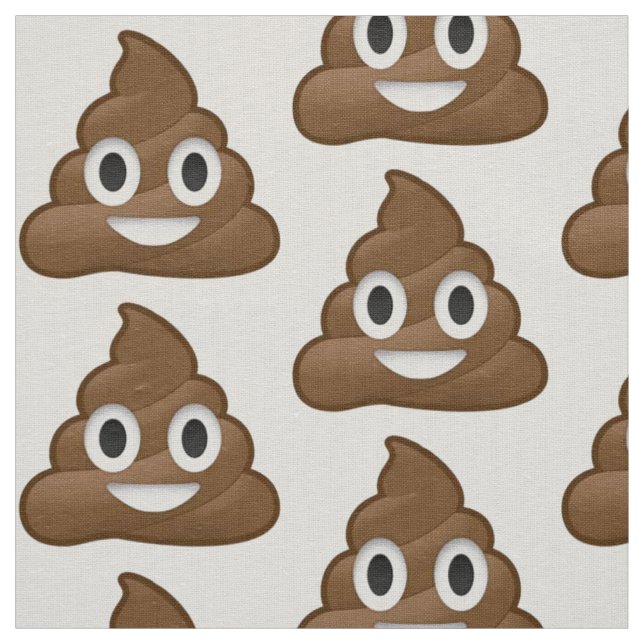 Emoji-Stoff gekackt Stoff (Muster)