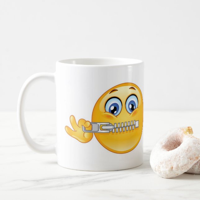 Emoji-Tasse - Widerstand! Kaffeetasse (Mit Donut)
