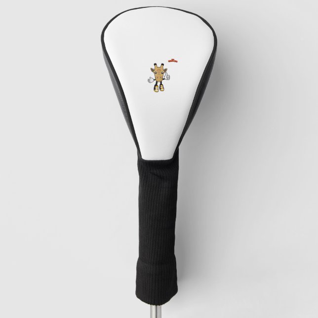 Emoji-Tiergiraffe Daumen hoch Golf Headcover (Vorderseite)