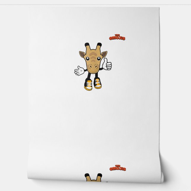 Emoji-Tiergiraffe Daumen hoch Tapete (Abrollen)