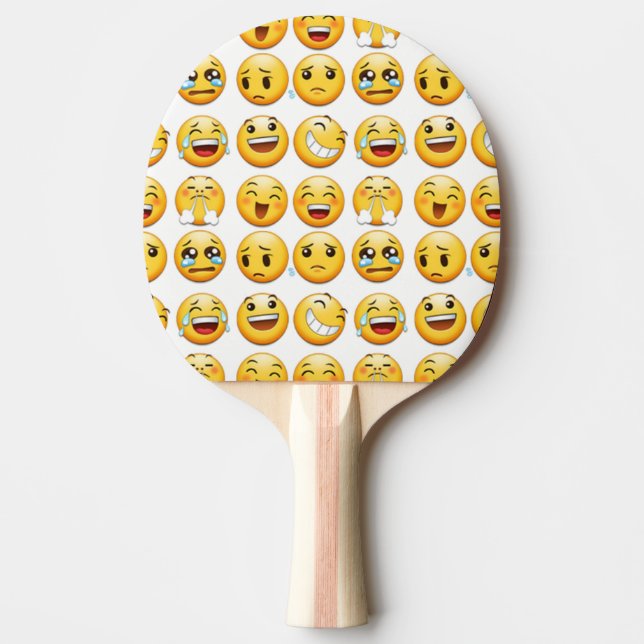 Emoji Tischtennis Schläger (Vorderseite)