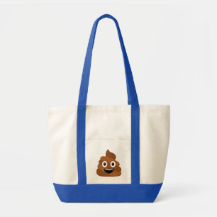 Emoji Tote Bag gekackt Tragetasche
