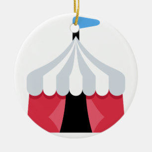 Emoji Twitter - Circus Tent Keramikornament