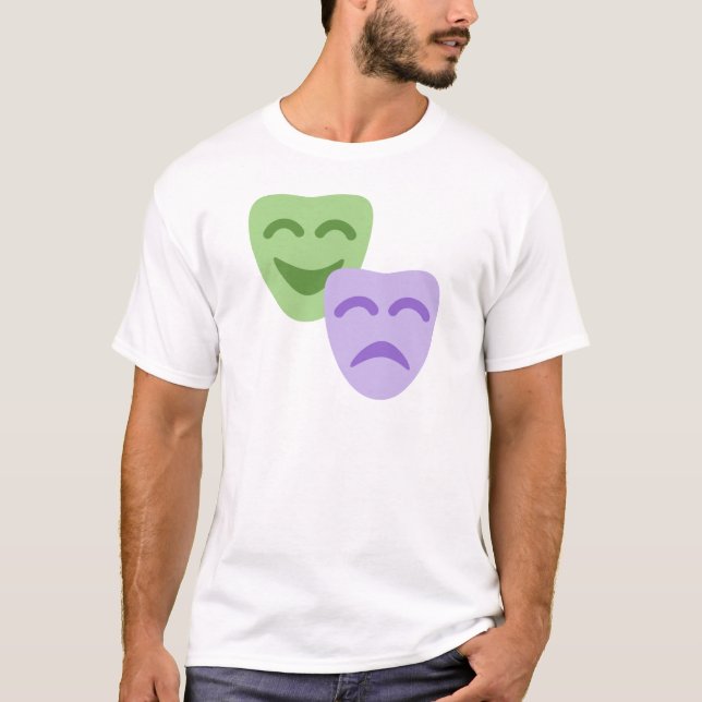 Emoji Twitter - Drama Theater T-Shirt (Vorderseite)