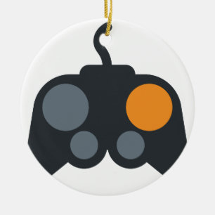 Emoji Twitter - Video Games zu kontrollieren Keramik Ornament