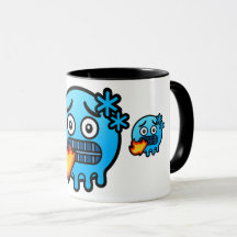 Emoji-Verrücktheit-Tasse