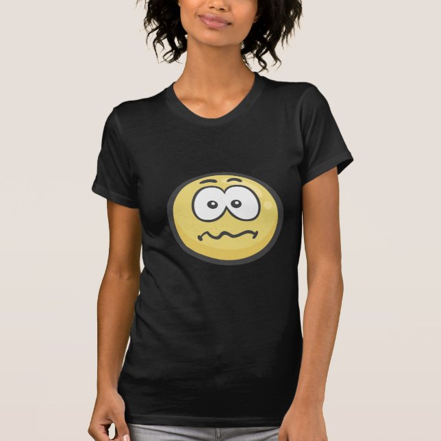 Emoji: Verwirrtes Gesicht T-Shirt (Vorderseite)