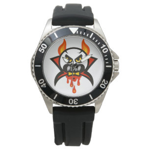 Emoji Wahnsinn Armbanduhr