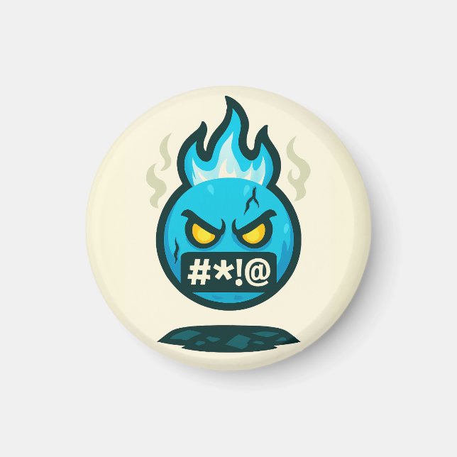 Emoji-Wahnsinn Magnet (Vorne)
