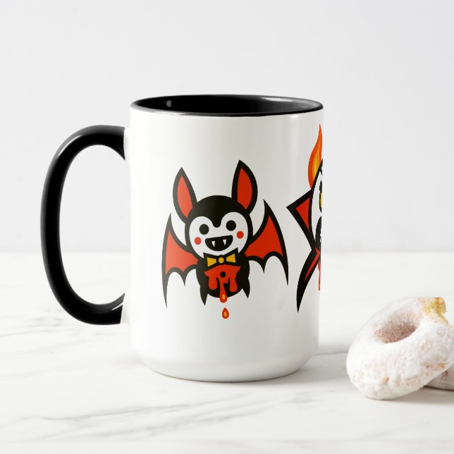 Emoji-Wahnsinns-Tasse Tasse (Mit Donut)