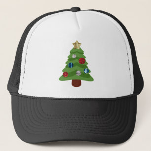 Emoji Weihnachtsbaum Truckerkappe