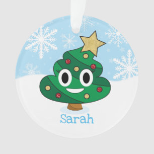 Emoji Weihnachtsschmuck gekackt Ornament