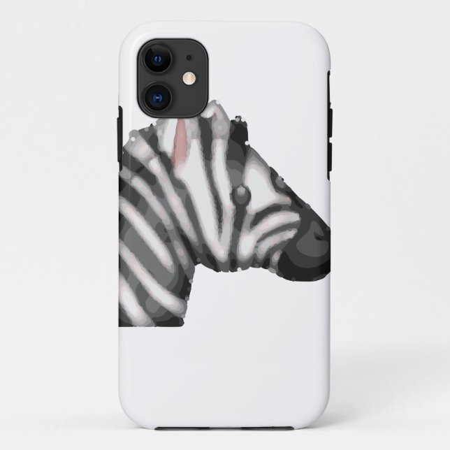 Emoji Zebra Case-Mate iPhone Hülle (Rückseite)