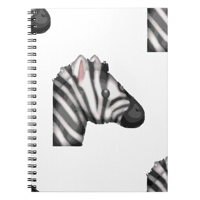 Emoji Zebra Notizblock (Vorderseite)