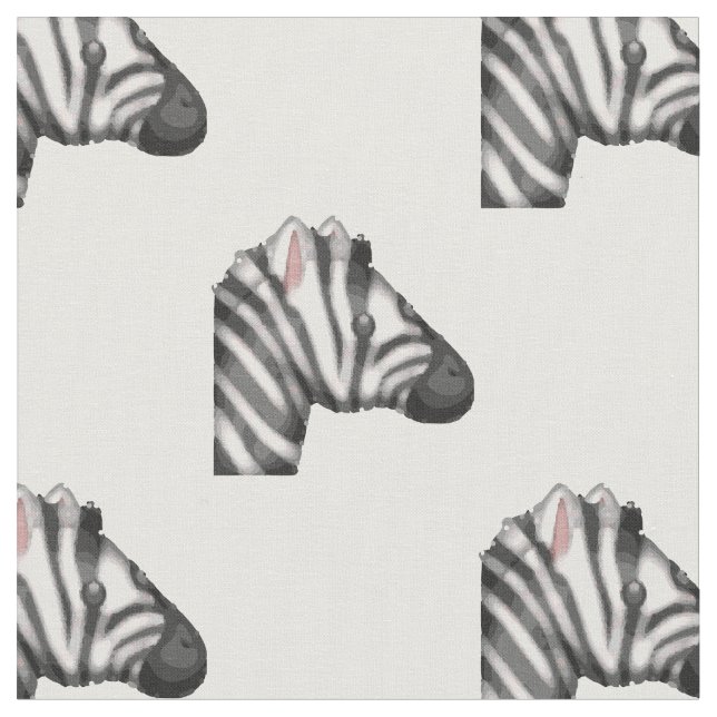 Emoji Zebra Stoff (Nahaufnahme)