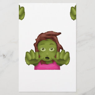 Emoji Zombie Briefpapier