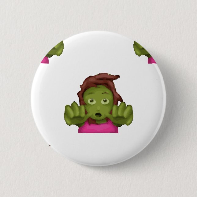 Emoji Zombie Button (Vorderseite)