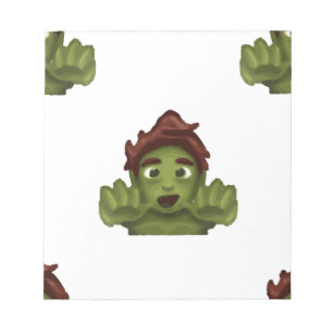 Emoji Zombie Notizblock