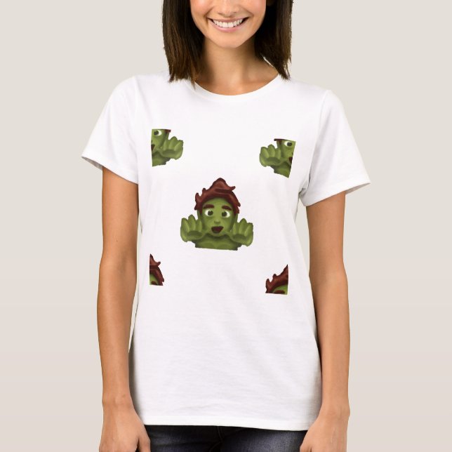 Emoji Zombie T-Shirt (Vorderseite)