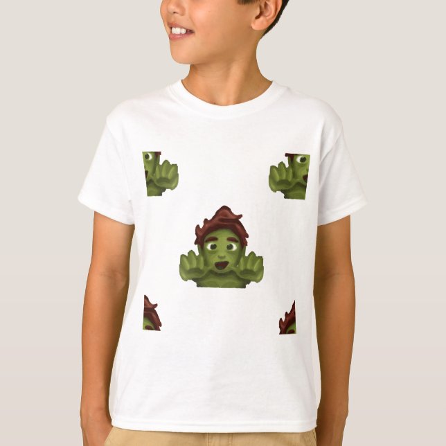 Emoji Zombie T-Shirt (Vorderseite)