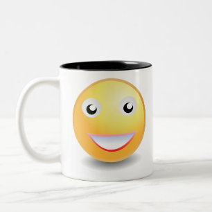 Emoji ! zweifarbige tasse