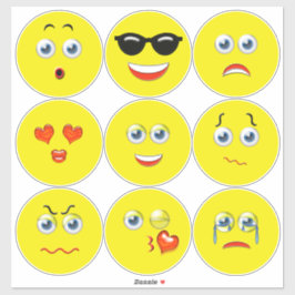 Emojis Aufkleber