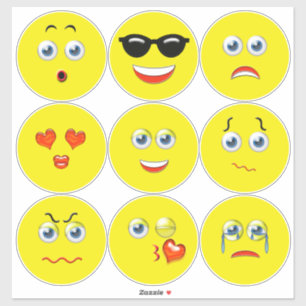 Emojis Aufkleber