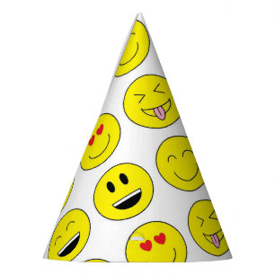 "Emojis" Party-Hüte Partyhütchen